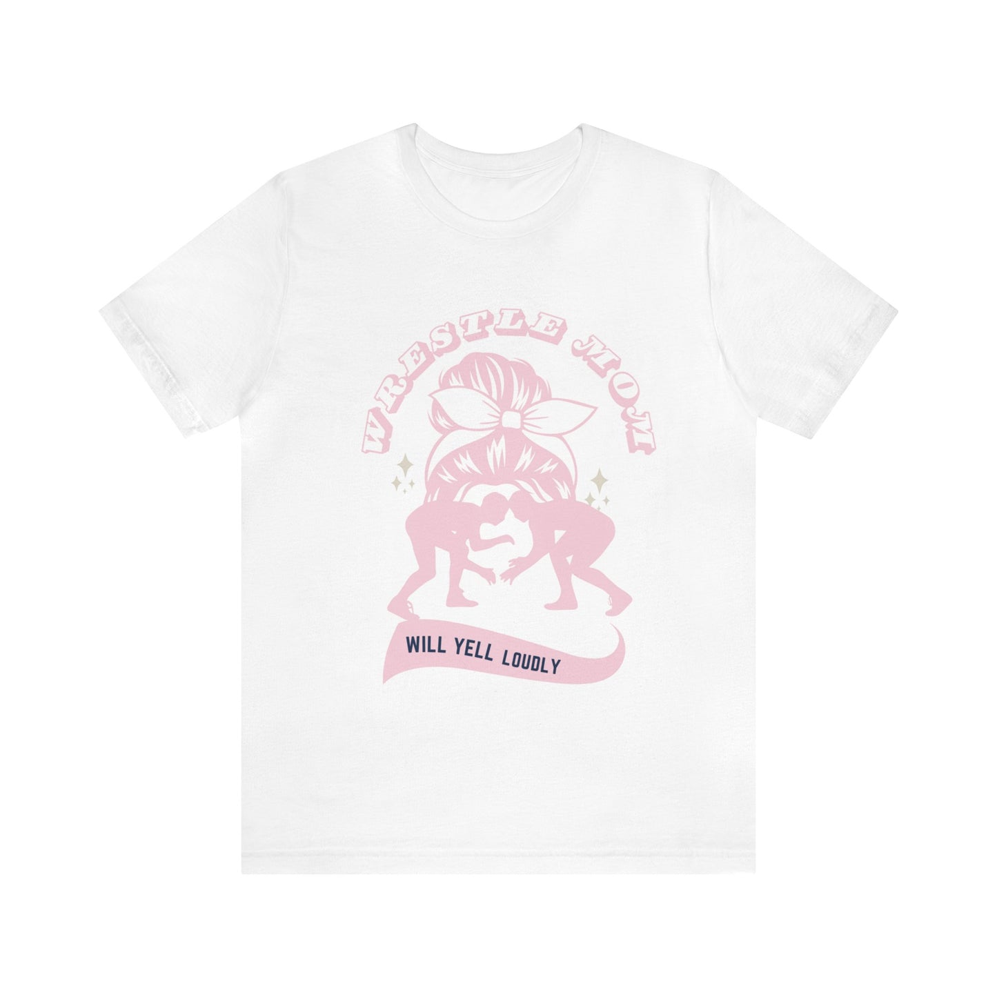 Wrestle mom proud Jersey- T