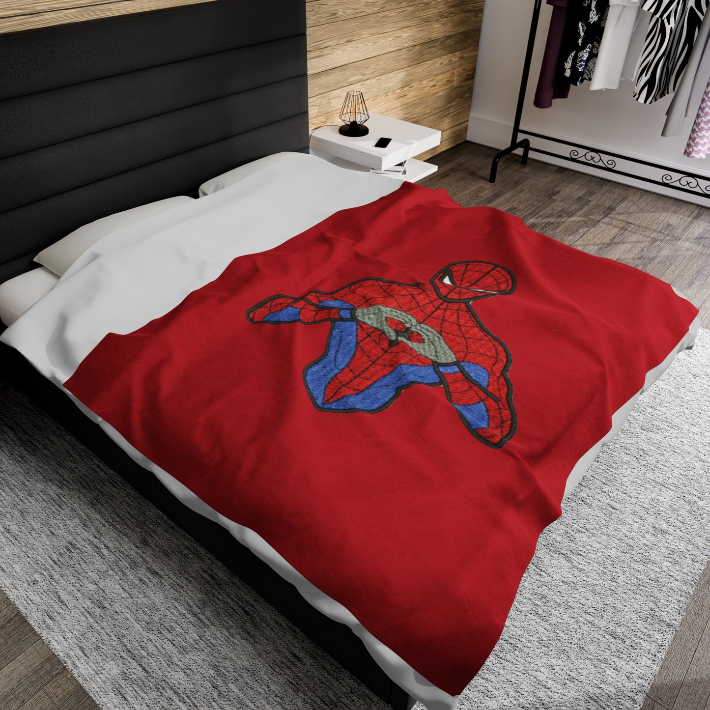 Friendly Neighborhood Spiderman-Velveteen Plush Blanket