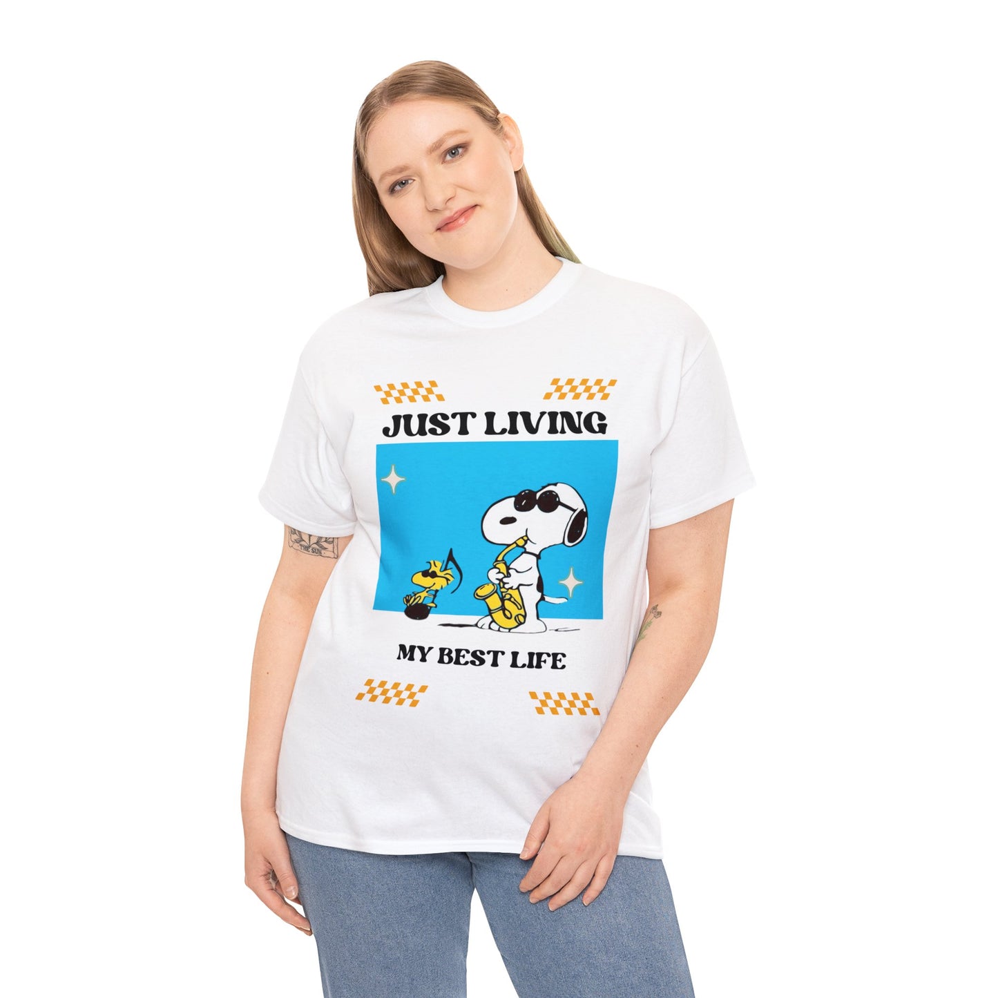 Snoopy Best LifeHeavy Cotton Tee