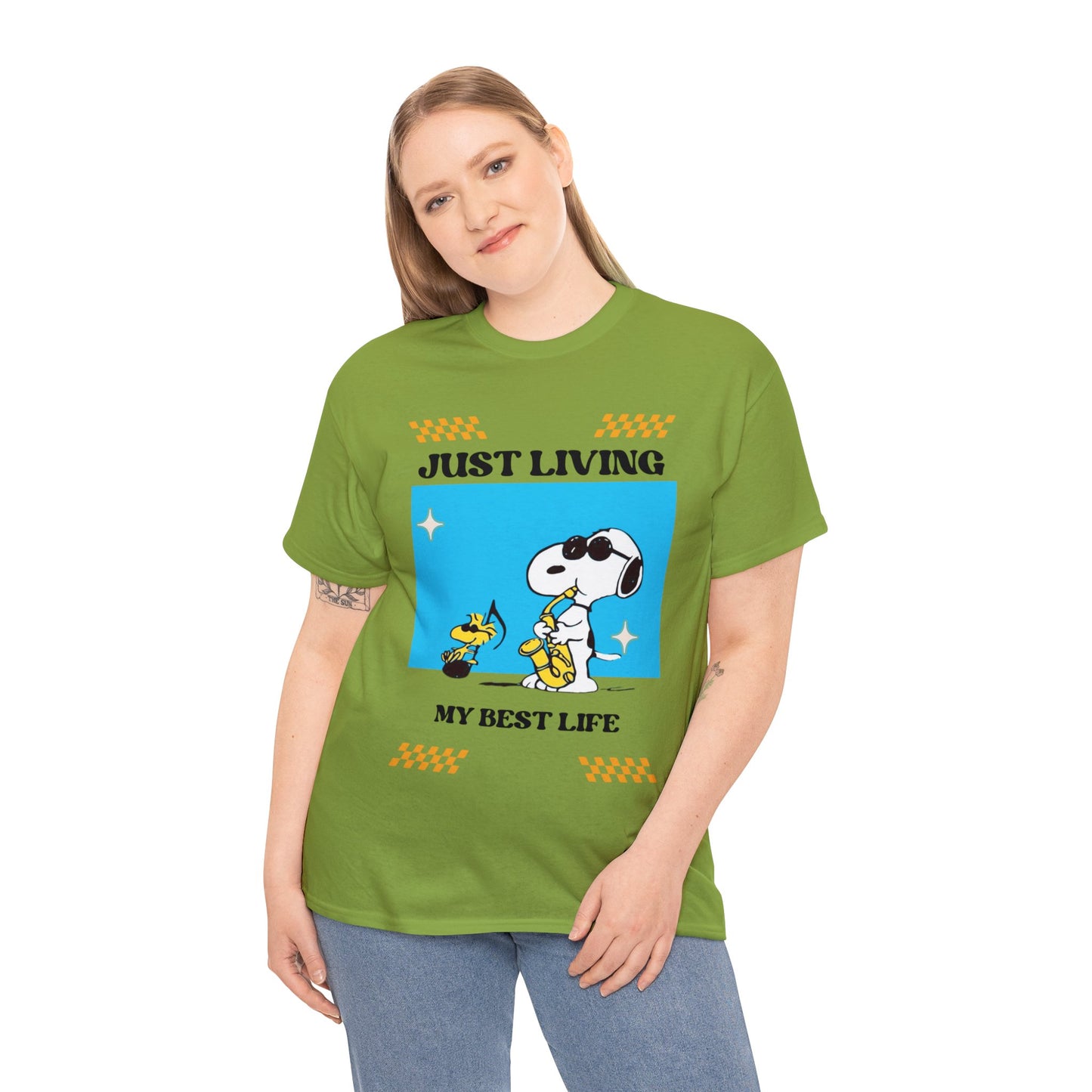 Snoopy Best LifeHeavy Cotton Tee