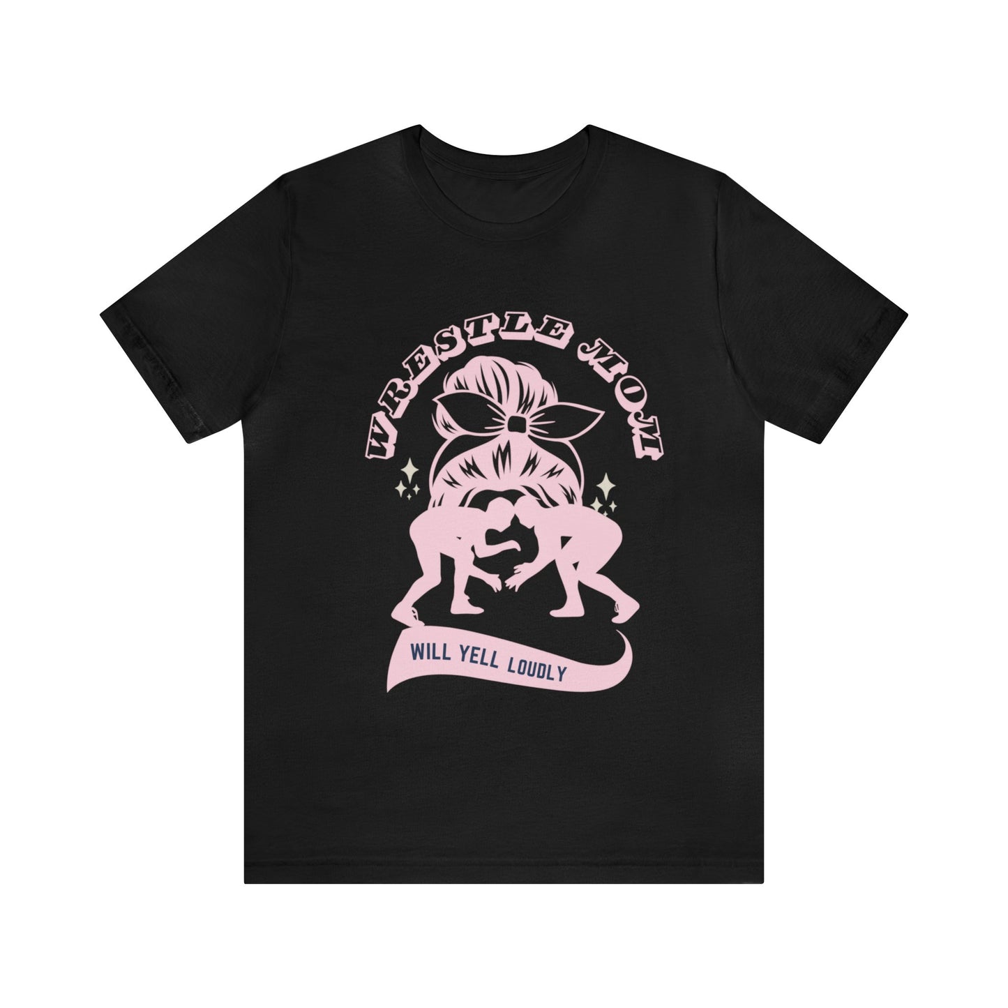 Wrestle mom proud Jersey- T