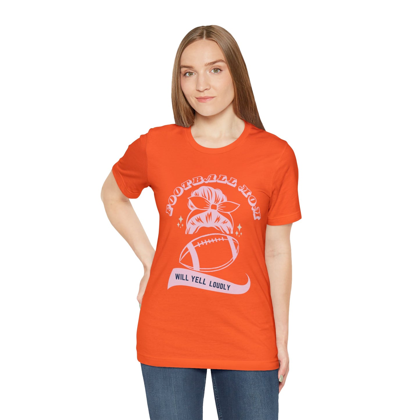 Football mom proud Jersey - T