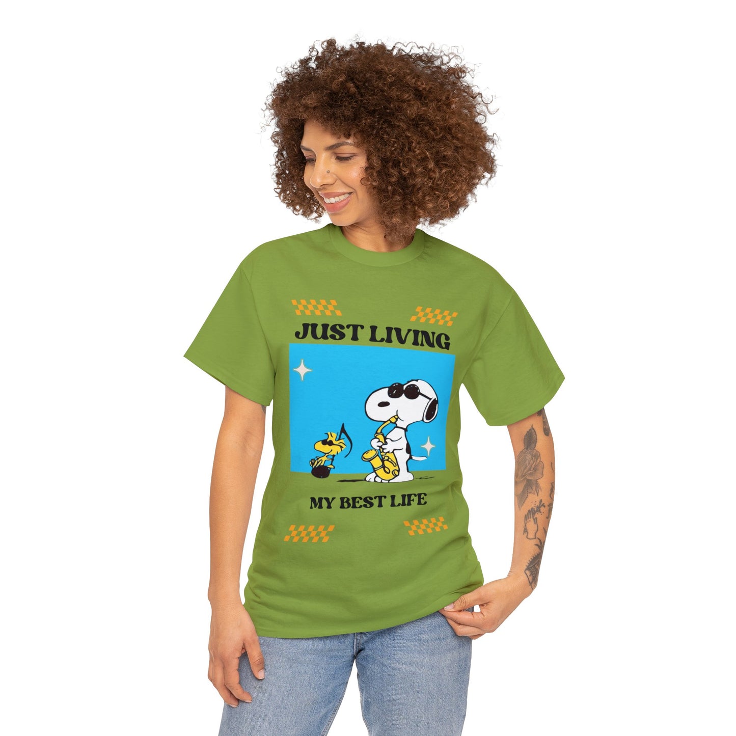 Snoopy Best LifeHeavy Cotton Tee