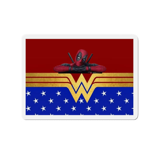 Deadpool Wonder Woman Fan Fiction Magnet