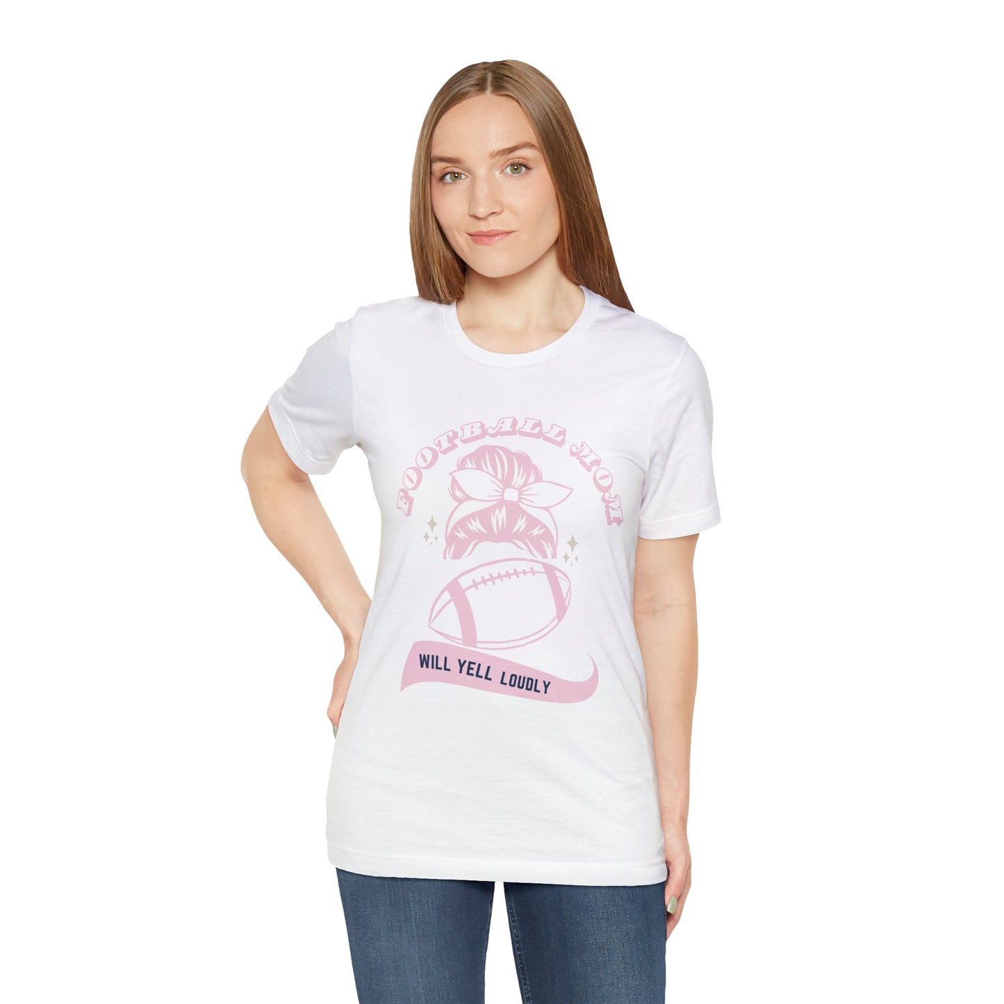 Football mom proud Jersey - T