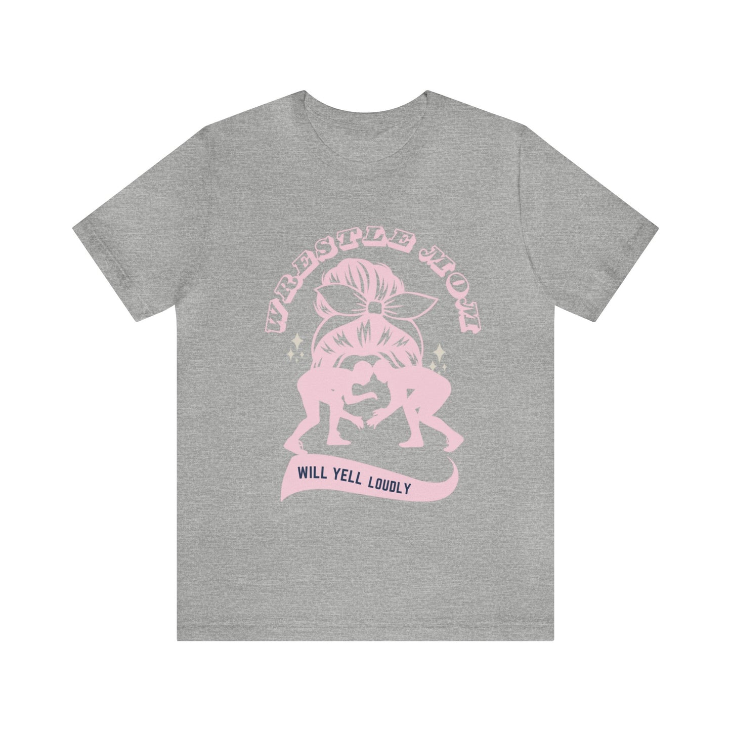 Wrestle mom proud Jersey- T