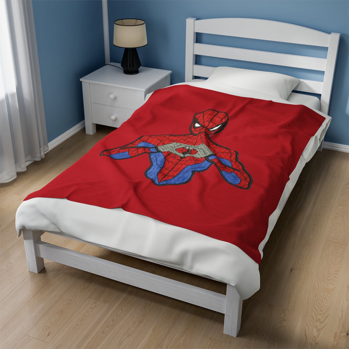 Friendly Neighborhood Spiderman-Velveteen Plush Blanket