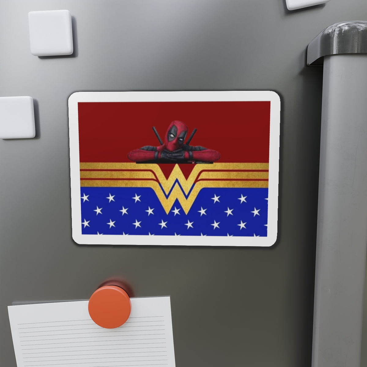 Deadpool Wonder Woman Fan Fiction Magnet