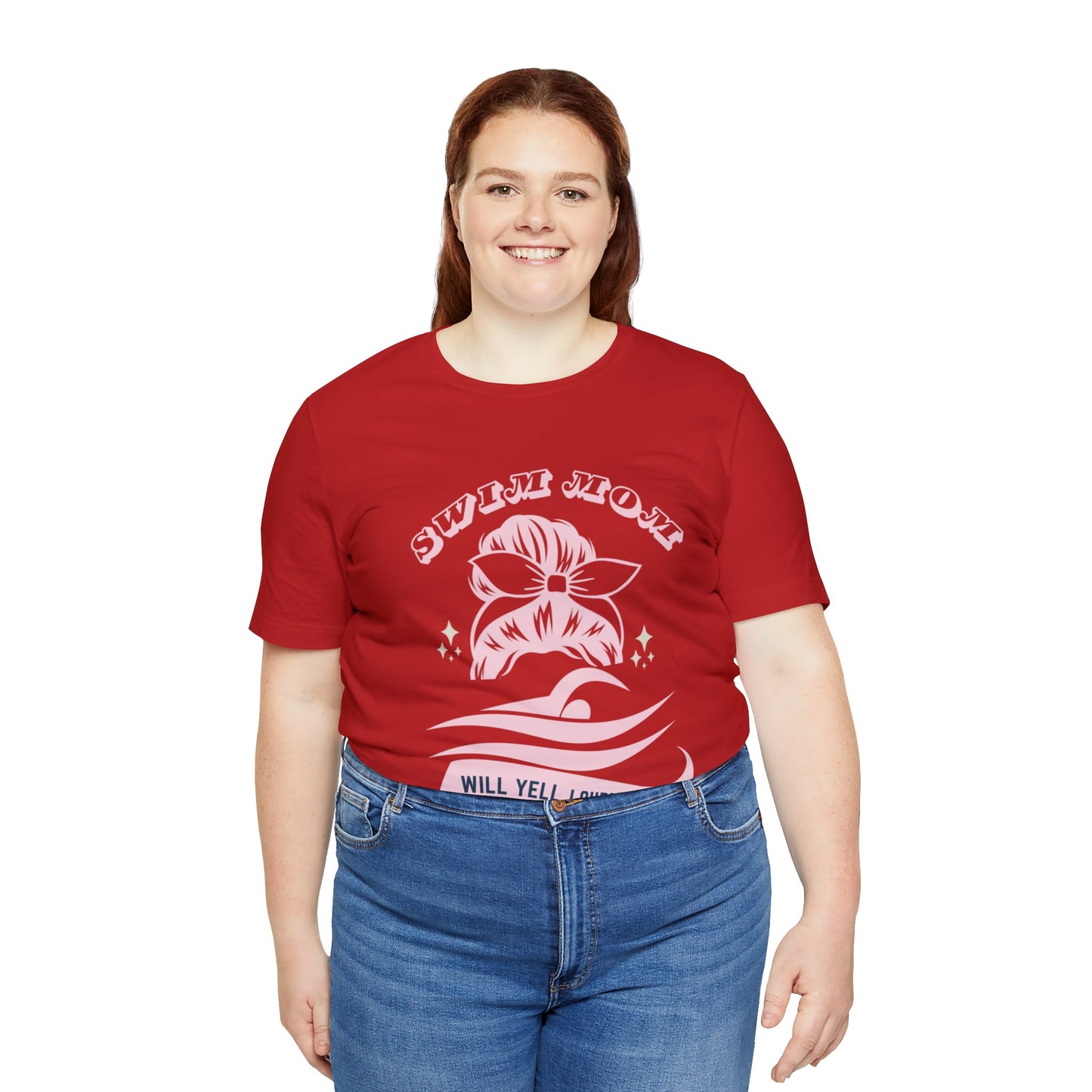 Swim mom proud Jersey-T