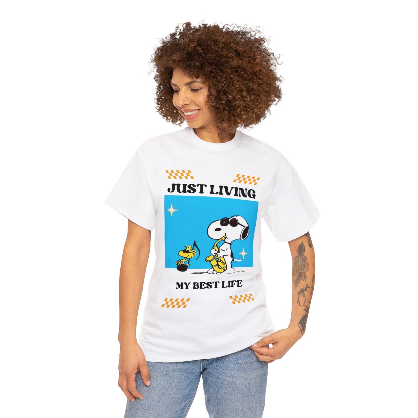 Snoopy Best LifeHeavy Cotton Tee