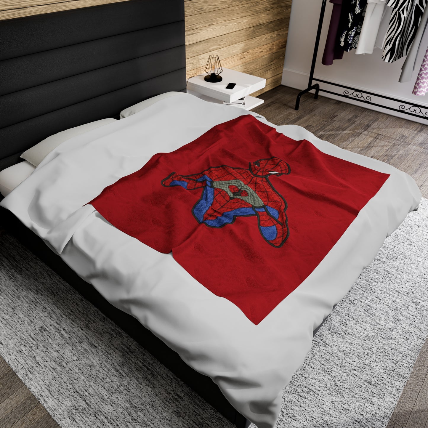 Friendly Neighborhood Spiderman-Velveteen Plush Blanket