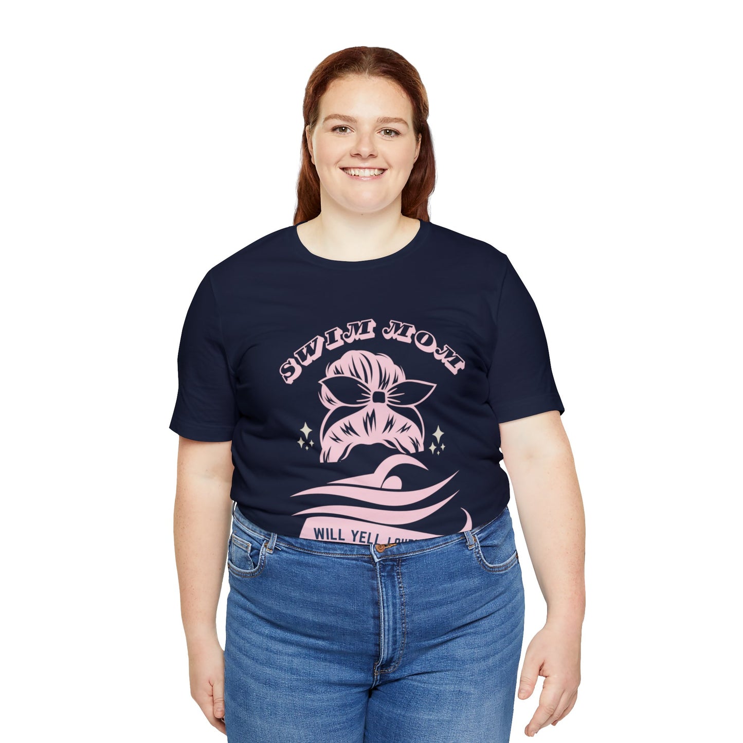 Swim mom proud Jersey-T