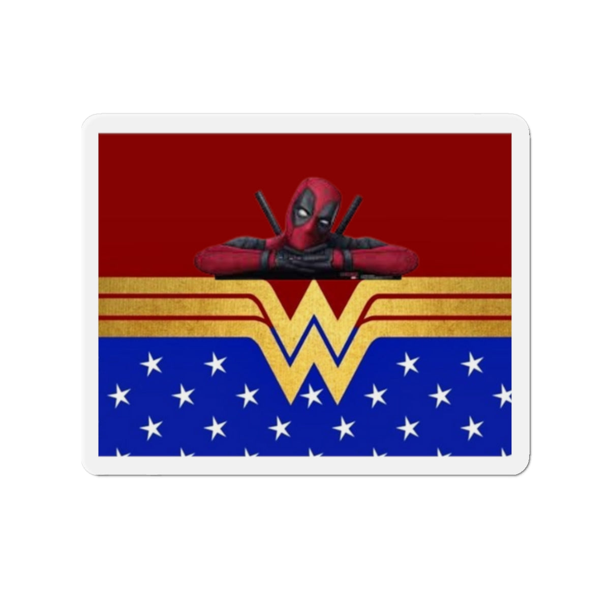 Deadpool Wonder Woman Fan Fiction Magnet