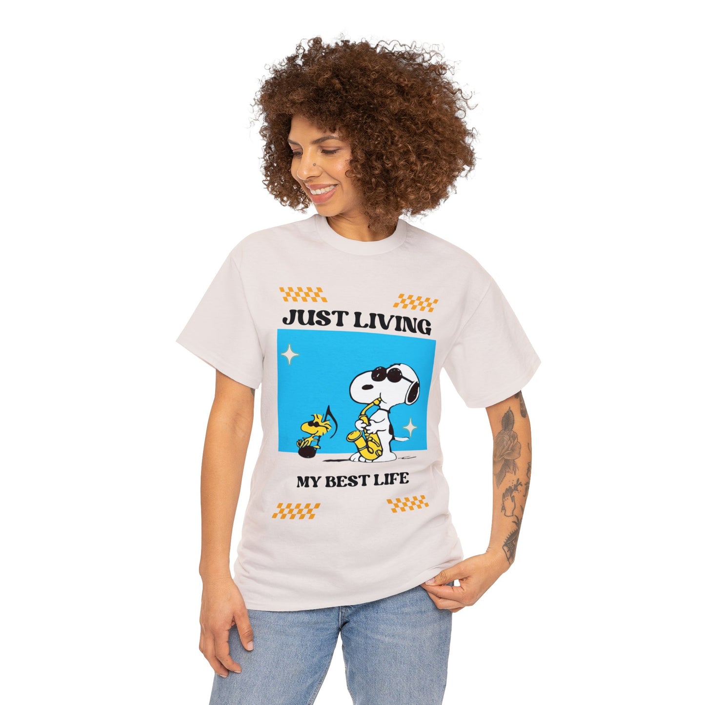 Snoopy Best LifeHeavy Cotton Tee