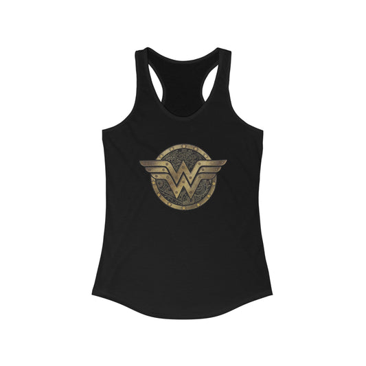 Steampunk Wonder Woman Racerback Tank