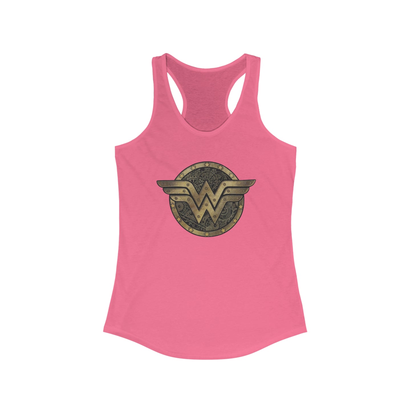 Steampunk Wonder Woman Racerback Tank