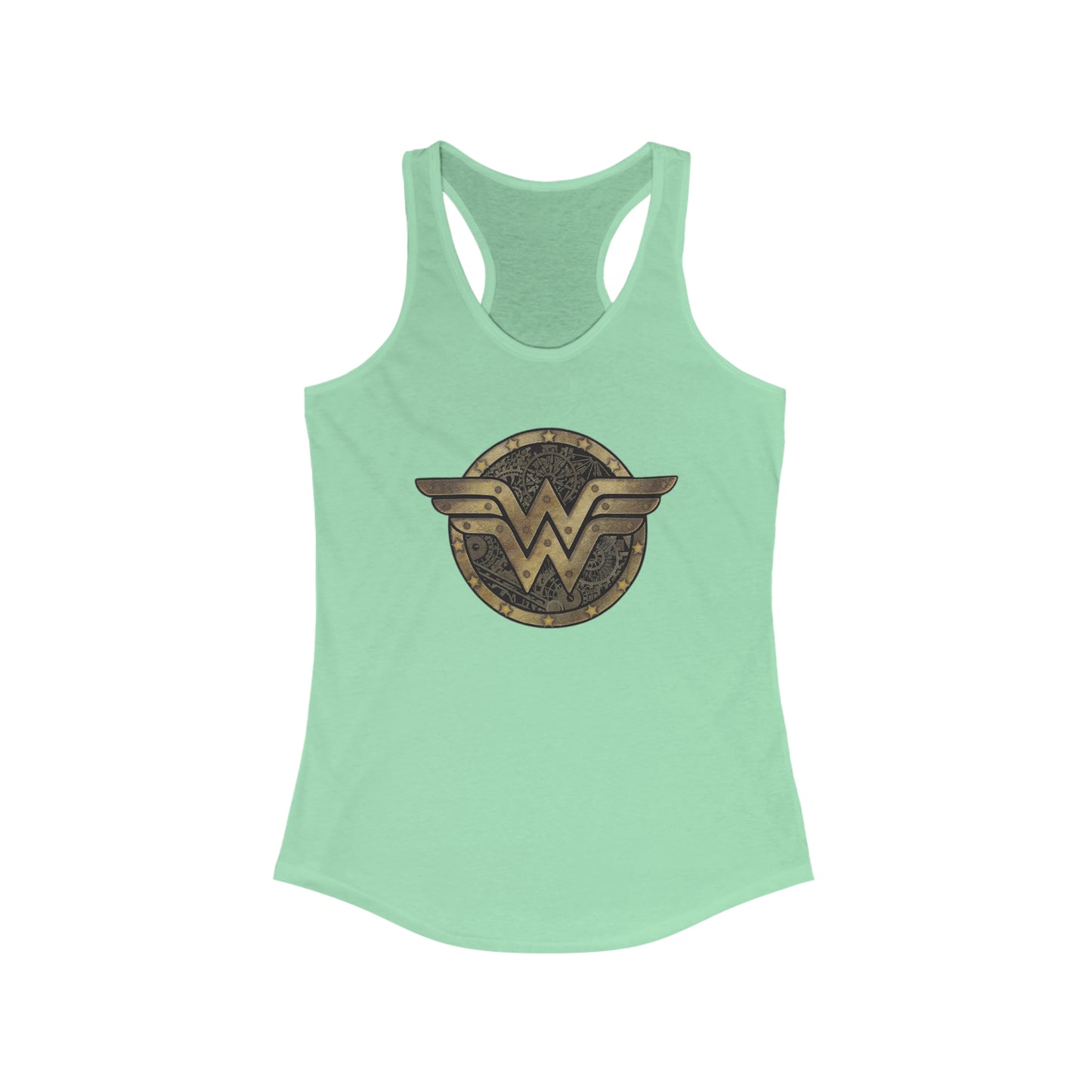 Steampunk Wonder Woman Racerback Tank