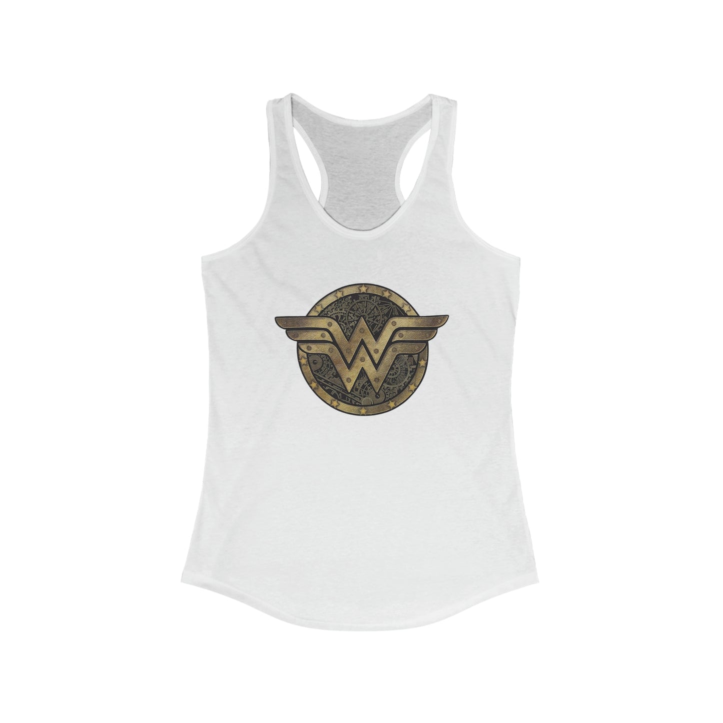 Steampunk Wonder Woman Racerback Tank