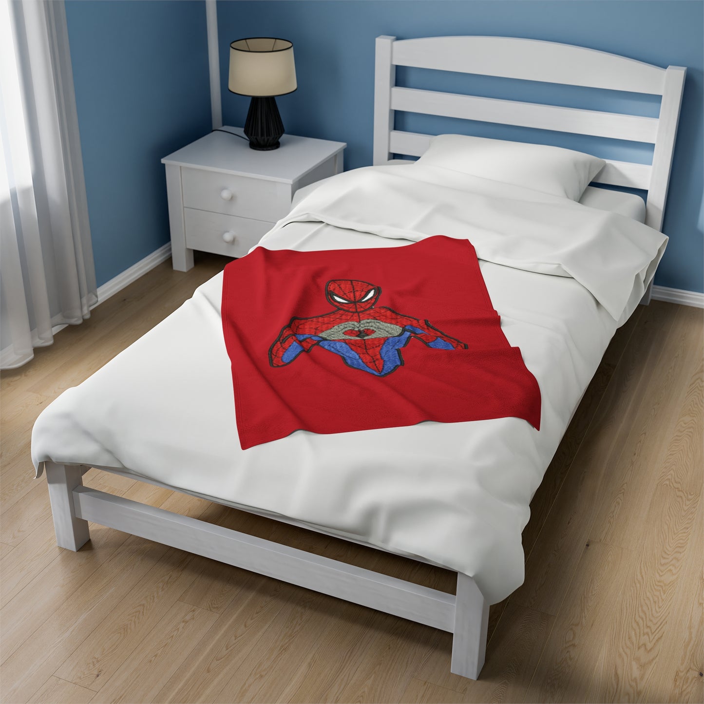 Friendly Neighborhood Spiderman-Velveteen Plush Blanket