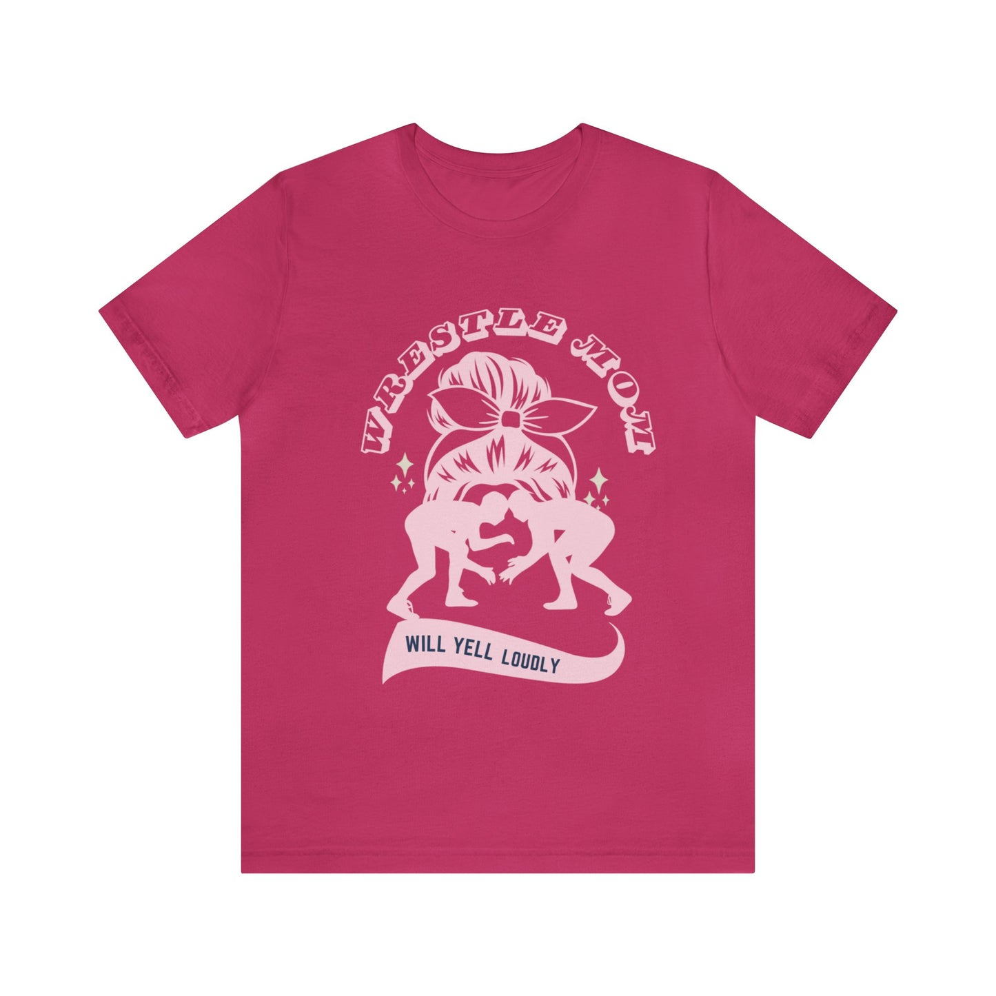 Wrestle mom proud Jersey- T