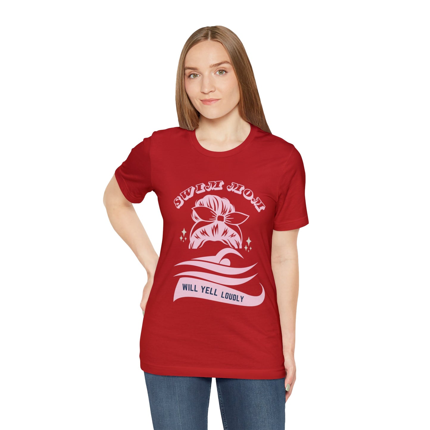 Swim mom proud Jersey-T