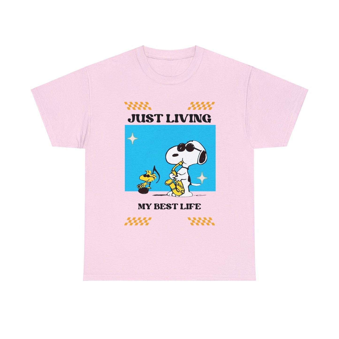 Snoopy Best LifeHeavy Cotton Tee