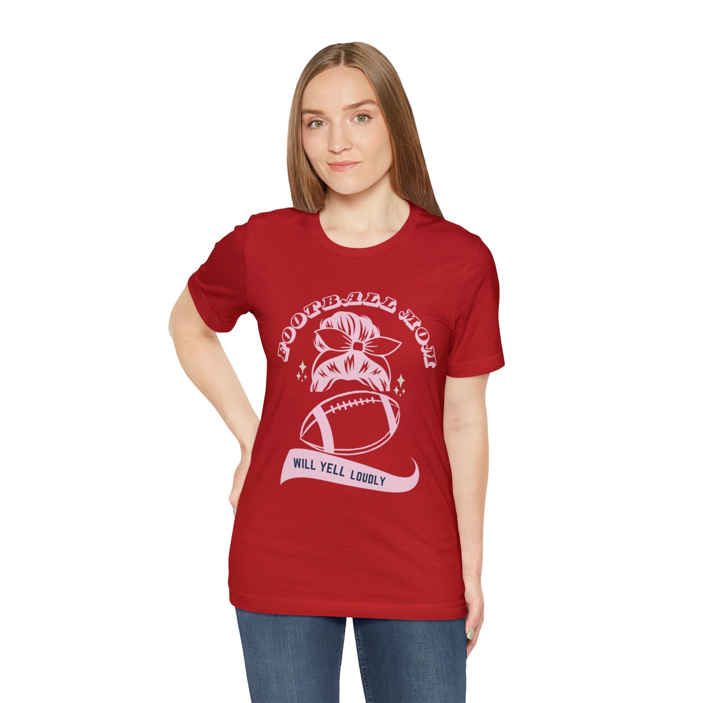 Football mom proud Jersey - T