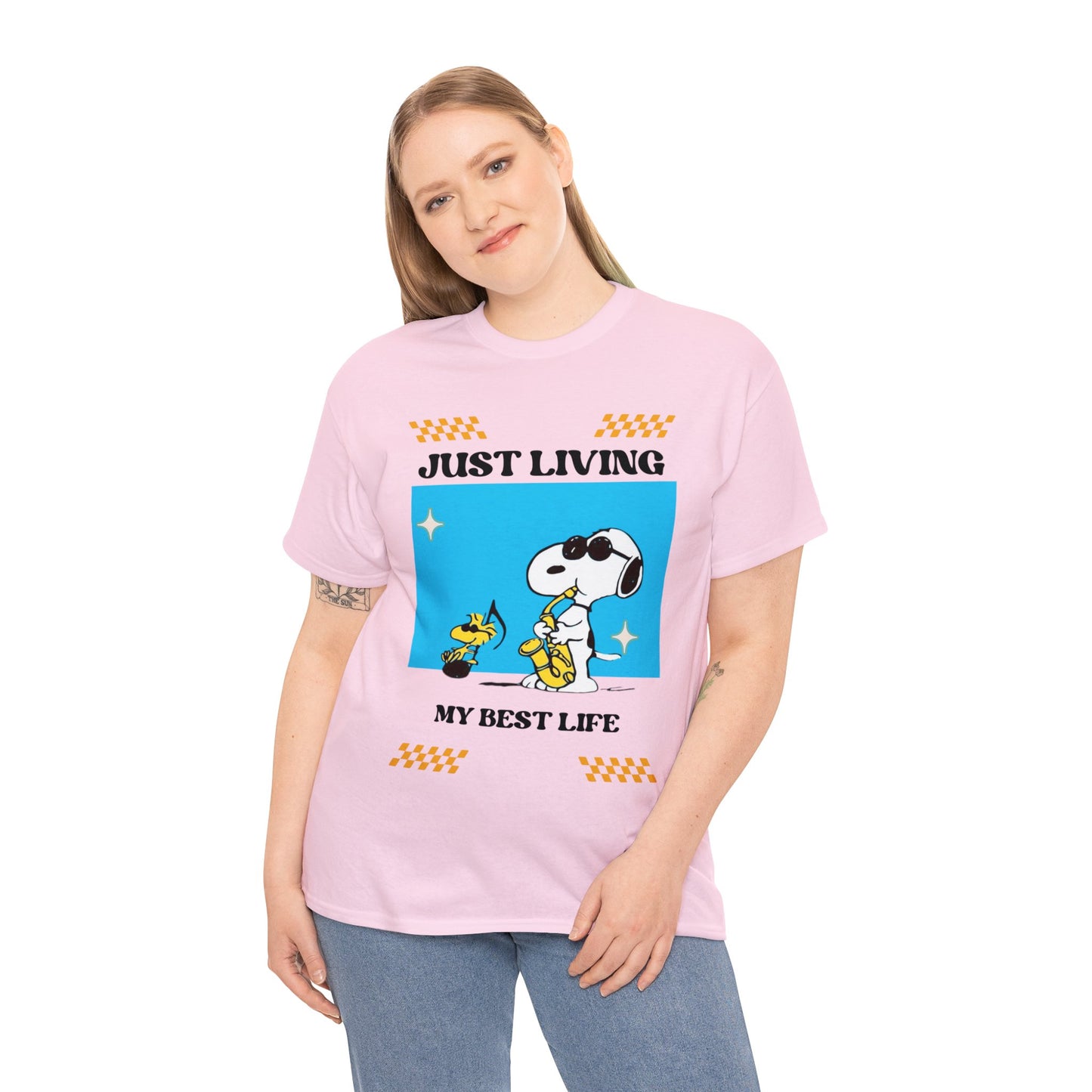 Snoopy Best LifeHeavy Cotton Tee