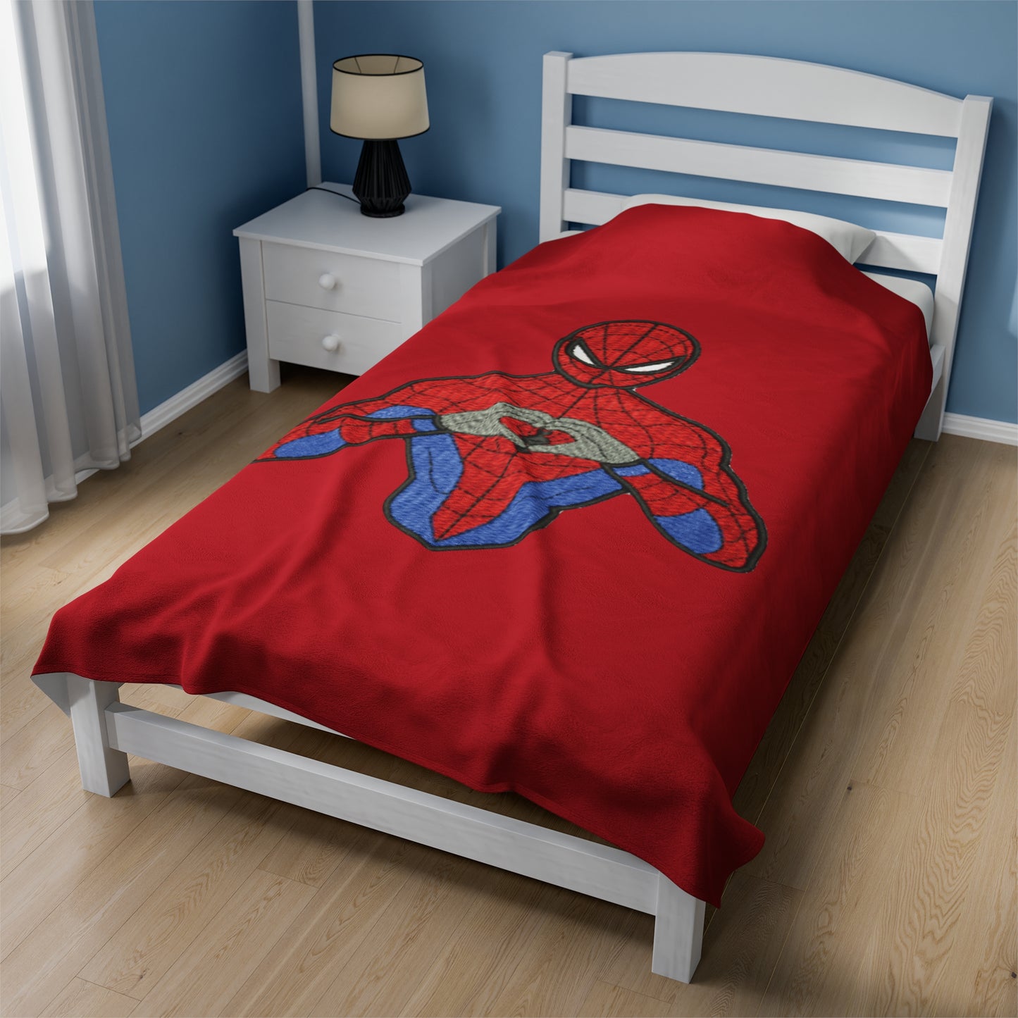 Friendly Neighborhood Spiderman-Velveteen Plush Blanket